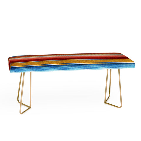 Little Arrow Design Co serape southwest stripe red Bench