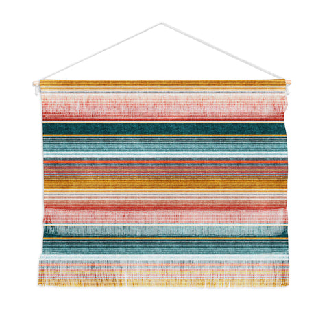 Little Arrow Design Co serape southwest stripe Wall Hanging Landscape
