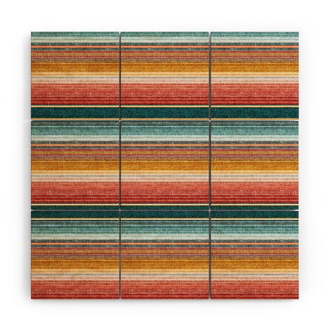 Little Arrow Design Co serape southwest stripe Wood Wall Mural
