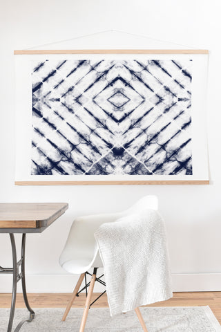 Little Arrow Design Co Shibori Tie Dye Art Print And Hanger