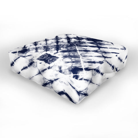 Little Arrow Design Co Shibori Tie Dye Outdoor Floor Cushion