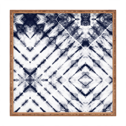 Little Arrow Design Co Shibori Tie Dye Square Tray