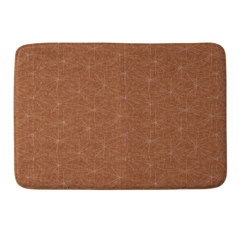 Little Arrow Design Co starburst woven ginger Memory Foam Bath Mat