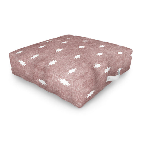 Little Arrow Design Co stars on mauve Outdoor Floor Cushion