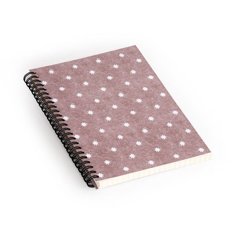 Little Arrow Design Co stars on mauve Spiral Notebook