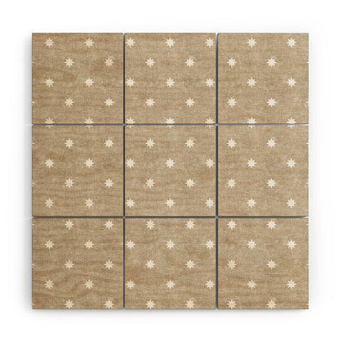 Little Arrow Design Co stars on stone Wood Wall Mural