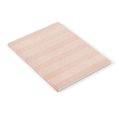 Little Arrow Design Co stippled stripes blush Notebook