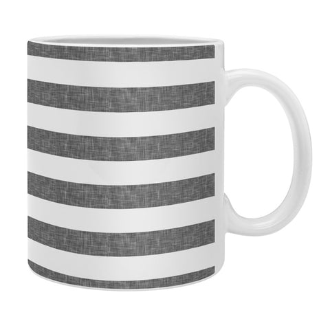Little Arrow Design Co Stripes in Grey Coffee Mug