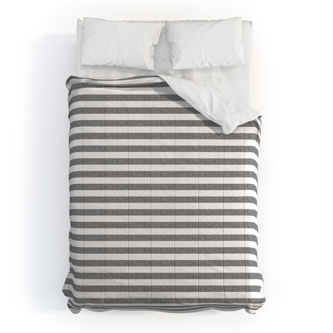 Little Arrow Design Co Stripes in Grey Comforter