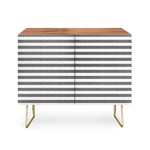 Little Arrow Design Co Stripes in Grey Credenza