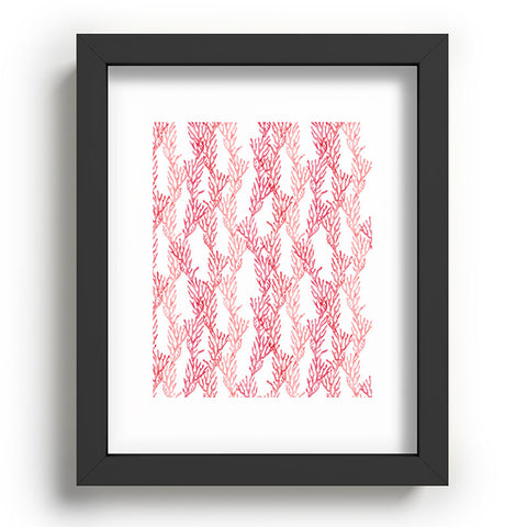 Little Arrow Design Co summer coral Recessed Framing Rectangle