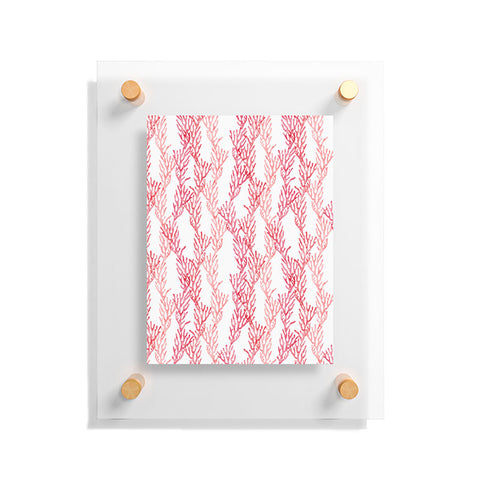 Little Arrow Design Co summer coral Floating Acrylic Print