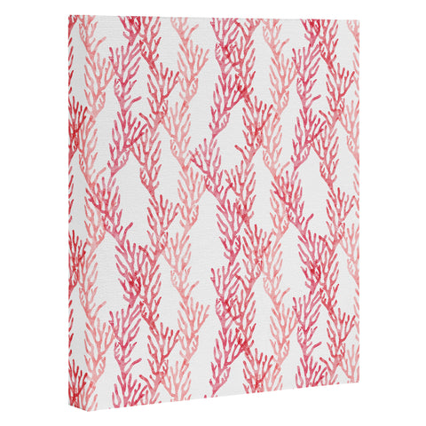 Little Arrow Design Co summer coral Art Canvas