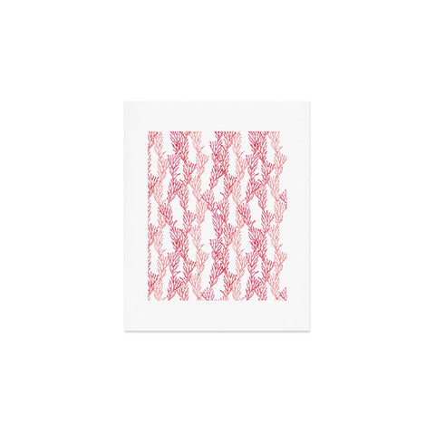 Little Arrow Design Co summer coral Art Print