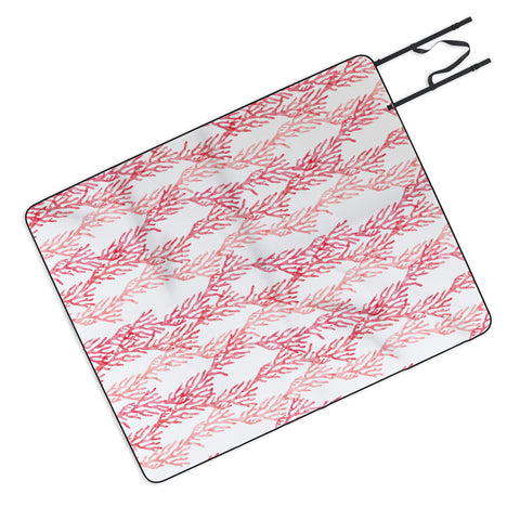 Little Arrow Design Co summer coral Picnic Blanket