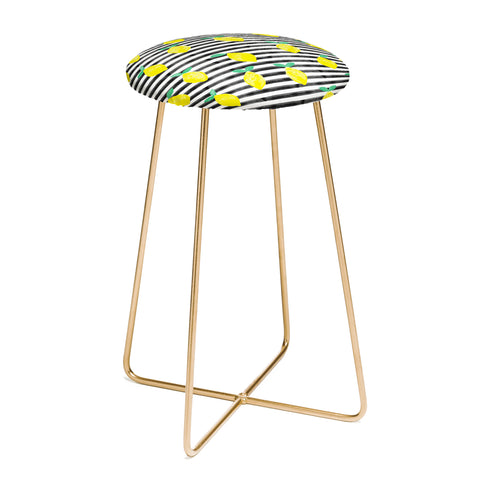 Little Arrow Design Co summer lemons Counter Stool