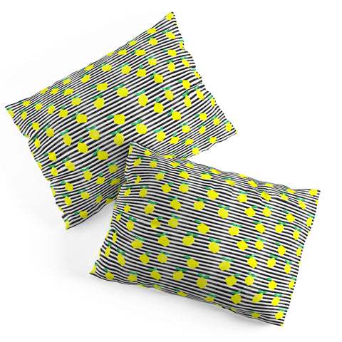 Little Arrow Design Co summer lemons Pillow Shams