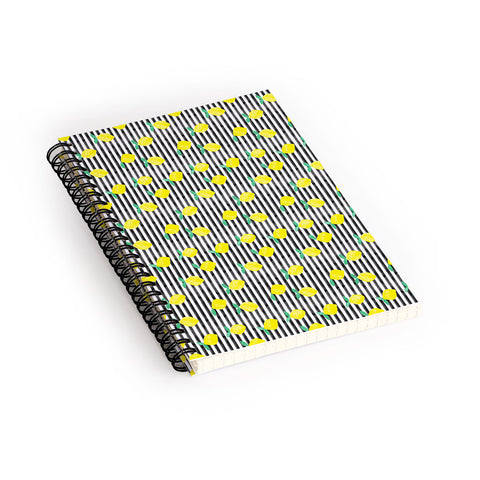 Little Arrow Design Co summer lemons Spiral Notebook