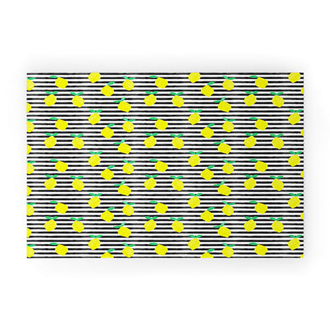 Little Arrow Design Co summer lemons Welcome Mat