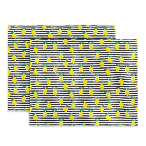 Little Arrow Design Co summer lemons Placemat