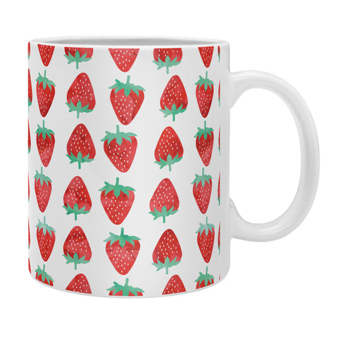 Little Arrow Design Co summer strawberries Coffee Mug
