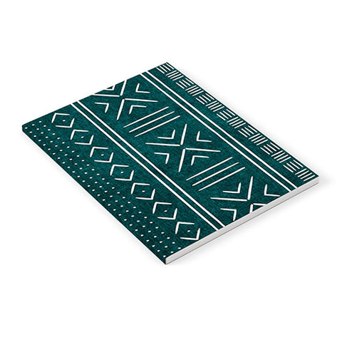 Little Arrow Design Co teal mudcloth tribal Notebook