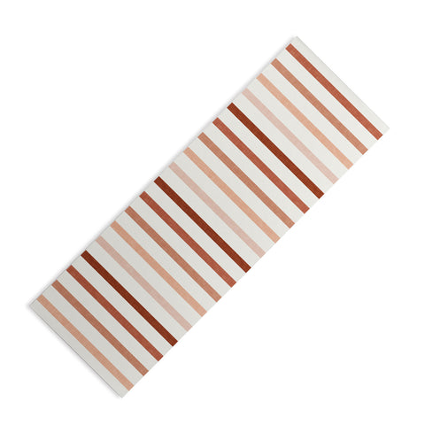 Little Arrow Design Co terra cotta stripes Yoga Mat