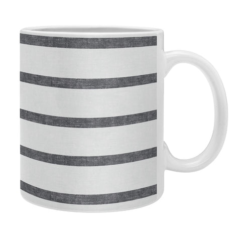 Little Arrow Design Co Thin Grey Stripe Coffee Mug