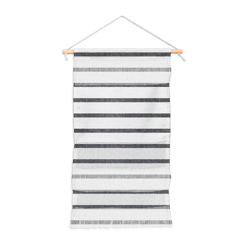 Little Arrow Design Co Thin Grey Stripe Wall Hanging Portrait