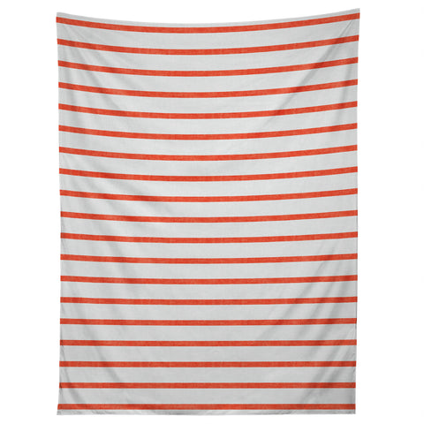 Little Arrow Design Co thin orange stripes Tapestry