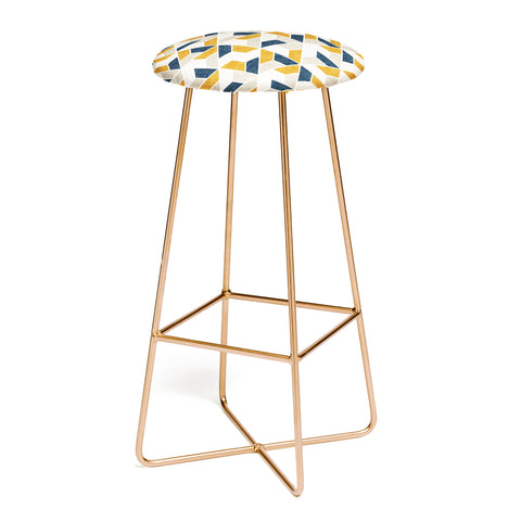 Little Arrow Design Co triangle geo Bar Stool