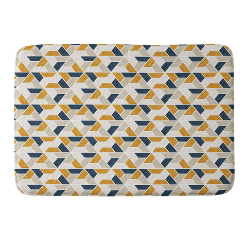 Little Arrow Design Co triangle geo Memory Foam Bath Mat