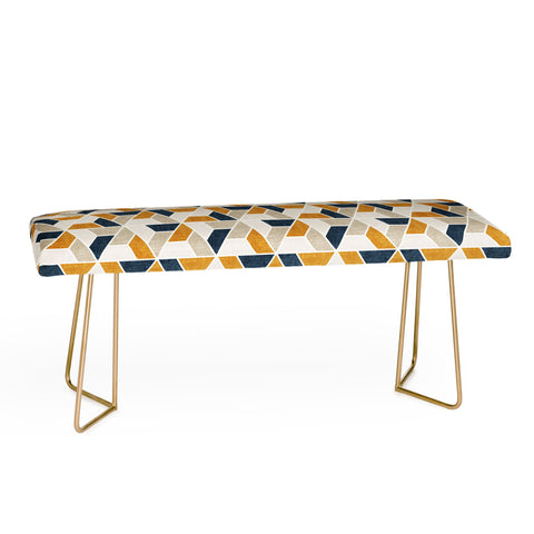Little Arrow Design Co triangle geo Bench