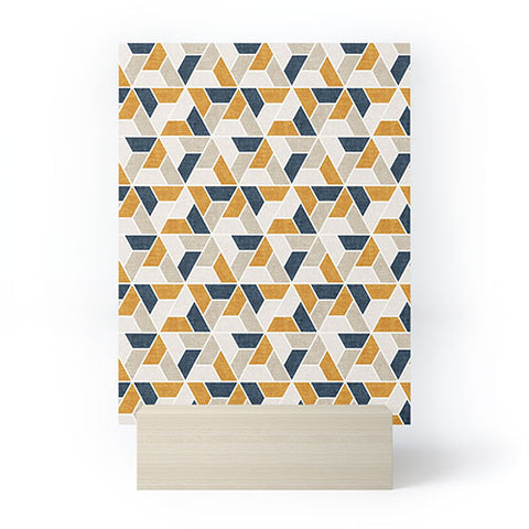 Little Arrow Design Co triangle geo Mini Art Print