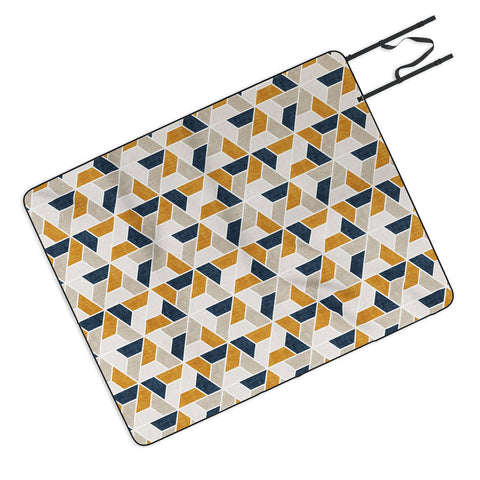 Little Arrow Design Co triangle geo Picnic Blanket