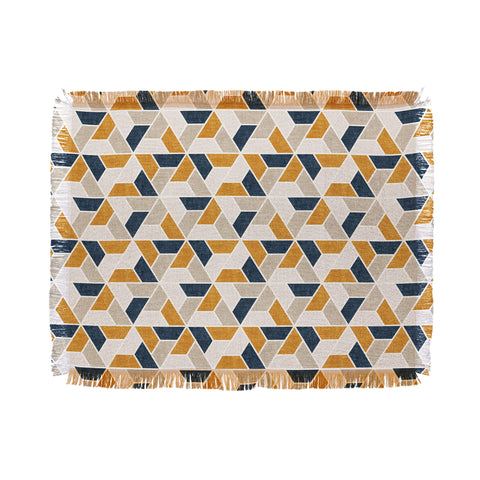 Little Arrow Design Co triangle geo Throw Blanket