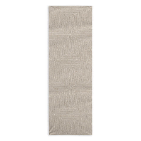 Little Arrow Design Co triangle stripes beige Yoga Towel