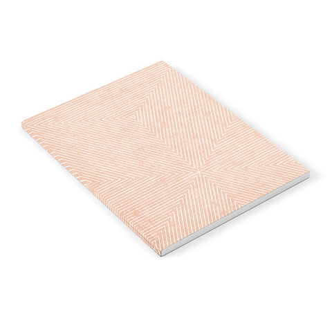 Little Arrow Design Co triangle stripes peach Notebook