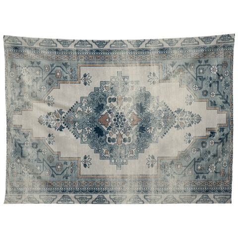 Little Arrow Design Co turkish floral dark blue Tapestry