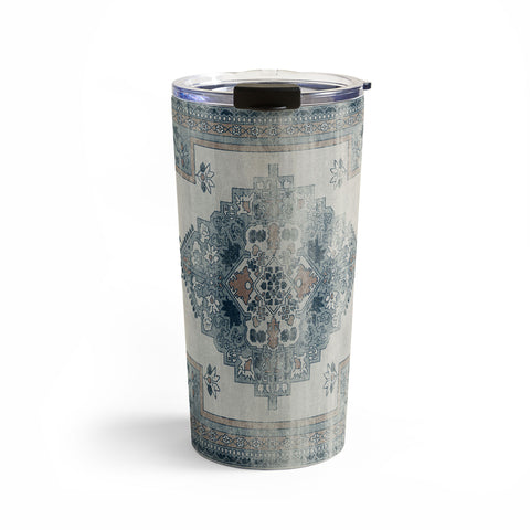 Little Arrow Design Co turkish floral dark blue Travel Mug