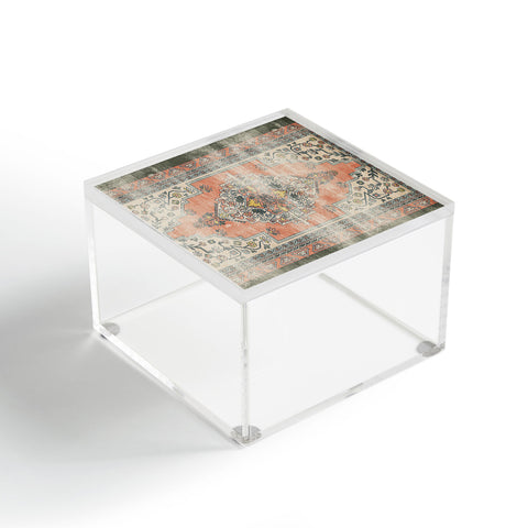 Little Arrow Design Co turkish floral orange olive Acrylic Box
