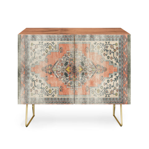 Little Arrow Design Co turkish floral orange olive Credenza