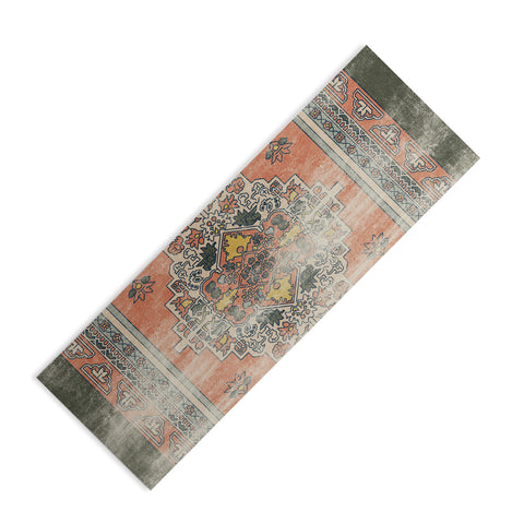 Little Arrow Design Co turkish floral orange olive Yoga Mat