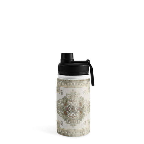 Little Arrow Design Co turkish floral sage brown Water Bottle