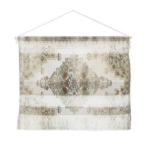 Little Arrow Design Co turkish floral sage brown Wall Hanging Landscape