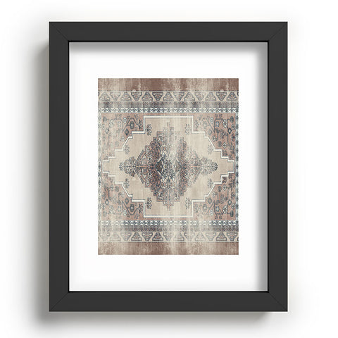 Little Arrow Design Co turkish floral warm neutrals Recessed Framing Rectangle