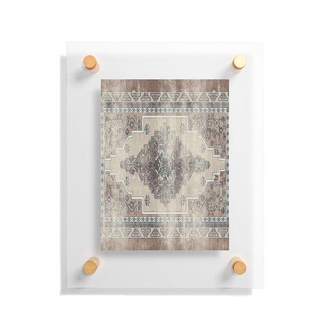 Little Arrow Design Co turkish floral warm neutrals Floating Acrylic Print