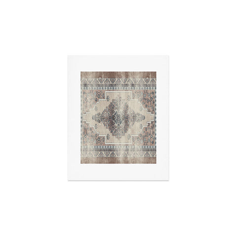 Little Arrow Design Co turkish floral warm neutrals Art Print