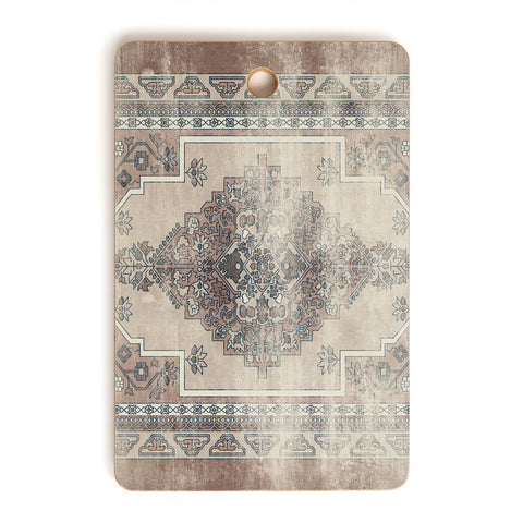 Little Arrow Design Co turkish floral warm neutrals Cutting Board Rectangle