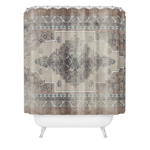 Little Arrow Design Co turkish floral warm neutrals Shower Curtain